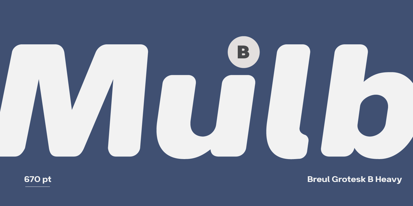 Пример шрифта Breul Grotesk B Bold Italic